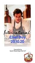 Imej mungkin mengandungi: 2 orang, teks yang berkata 'International Chef Day 20.10.20 From all of US Suami Masak Apa Hari Ini? Suami Masak Apa'